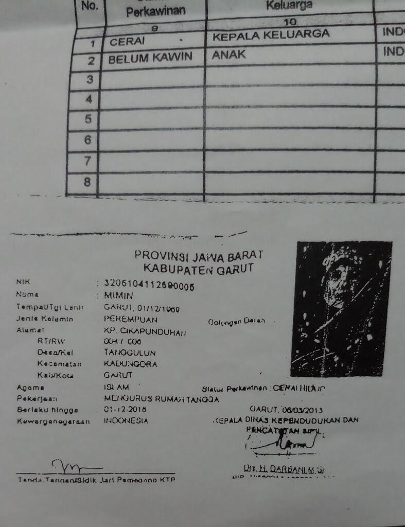 Hari-hati dengan PRT bernama MIMIN dari Bandung asal kab. Garut