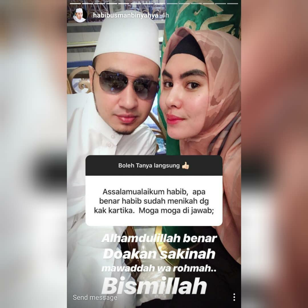 Mengenal Habib Usman bin Yahya, Akui Nikahi Kartika Putri&Satu Video dengan Rizieq