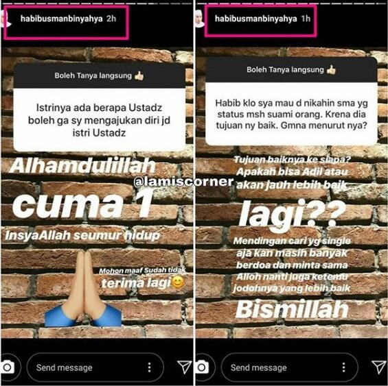 Ngaku Nikahi Kartika Putri, Ini Nih Gan Sosok Habib Usman yang Ganteng
