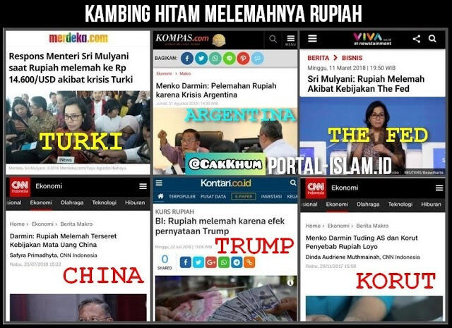 Jokowi Sebut Rupiah Melemah Karena Faktor Eksternal, Ekonom Amerika : Omong Kosong