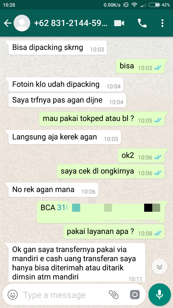 Hati Hati Penipuan Berkedok E Cash Mandiri ID Mulsim Kurniawan 083121445918