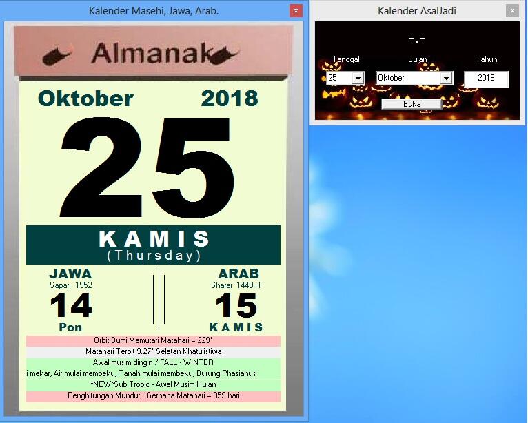 Masih eksis jg tanggalan gw