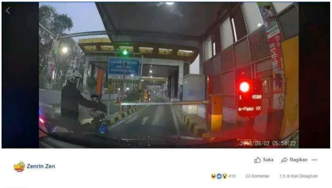 Woi…Polisi Terobos Tol Senayan, Selamat Anda Sukses Bikin Kapolda Uring-uringan