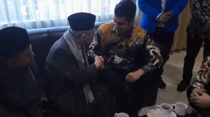 Dipandu Ma'ruf Amin, pengusaha muda asal AS ucapkan syahadat