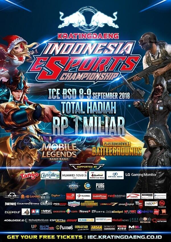 Banyak Tim e-Sports profesional di Kratingdaeng IEC 2018, Gan!