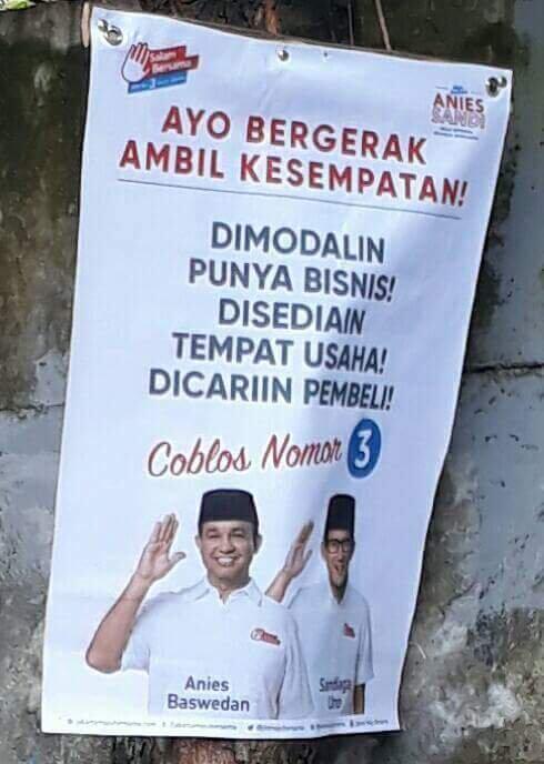 Sandiaga Uno Kampanye OK OCE di Cirebon

