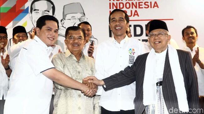 Jokowi Umumkan JK Ketua Dewan Pengarah Timses