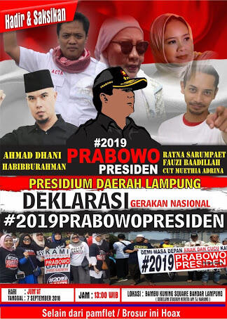 #2019PrabowoPresiden Resmi Terdaftar di Kemenkumham