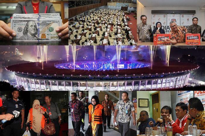 Asian Games, polemik Roy Suryo, rupiah, dan isu korupsi