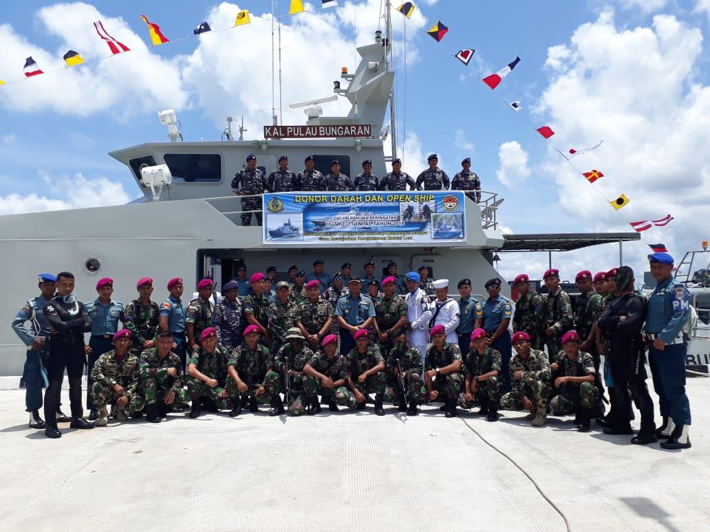 inilah keseruan Lanal Ranai Merayakan Hari Jadi TNI AL Ke 73
