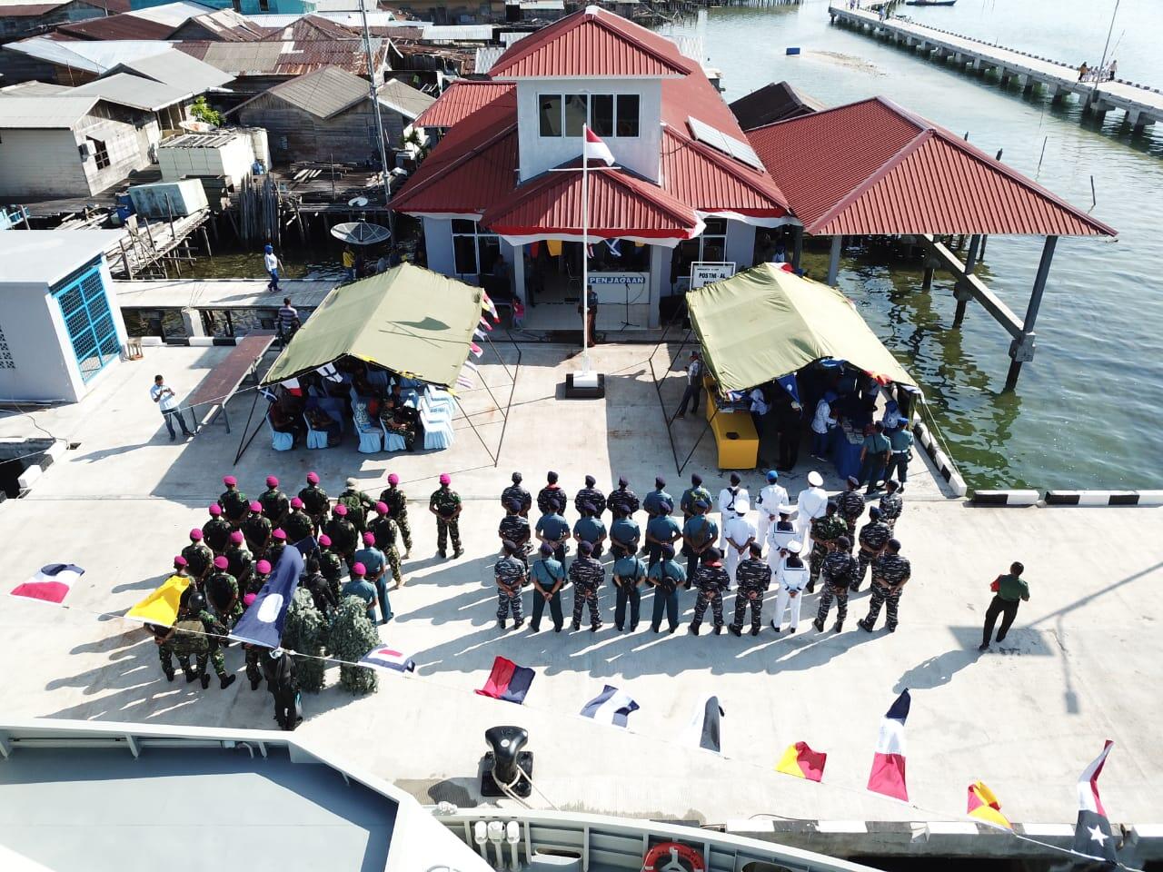 inilah keseruan Lanal Ranai Merayakan Hari Jadi TNI AL Ke 73