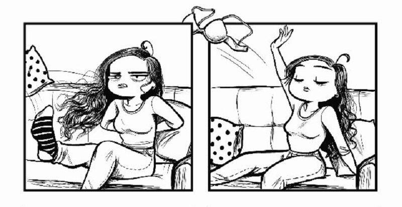 22 Ilustrasi Kocak Kebiasaan Cewek yang Gak Bisa Dipahami Cowok