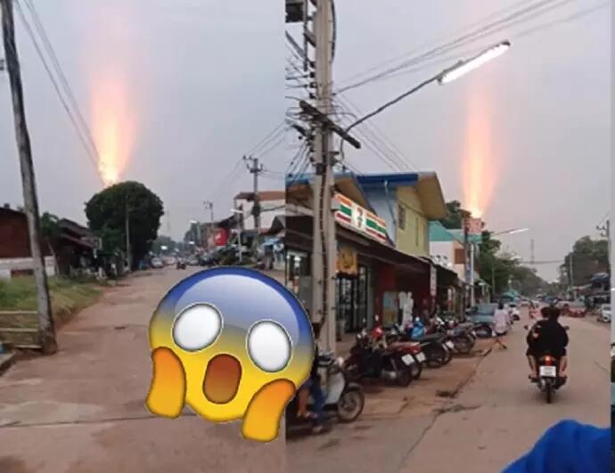 Awalnya Dikira Kabel Terbakar, Misterius! Saat Didekati Orang-orang Malah Ketakutan