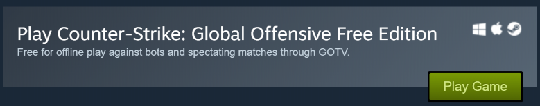 #gamegratis Counter-Strike : Global Offensive bagi-bagi Free Edition