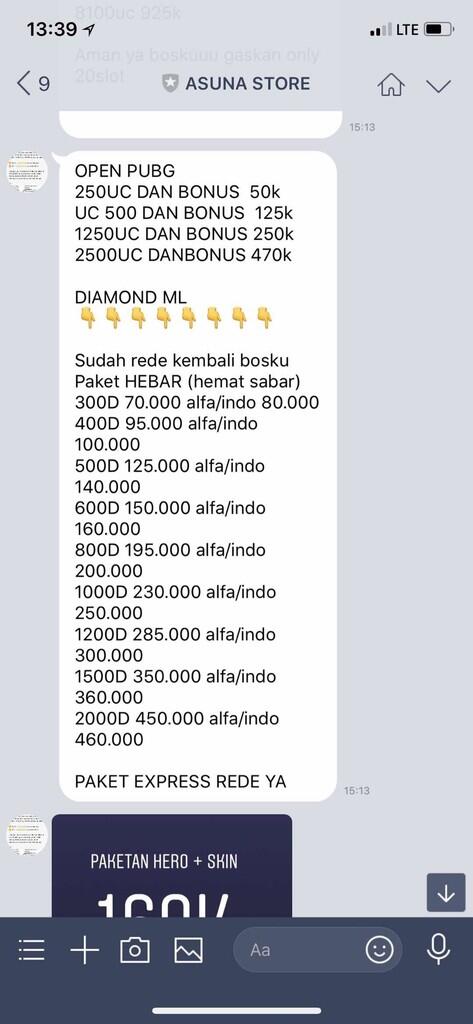 Pelayanan Buruk ASUNA STORE