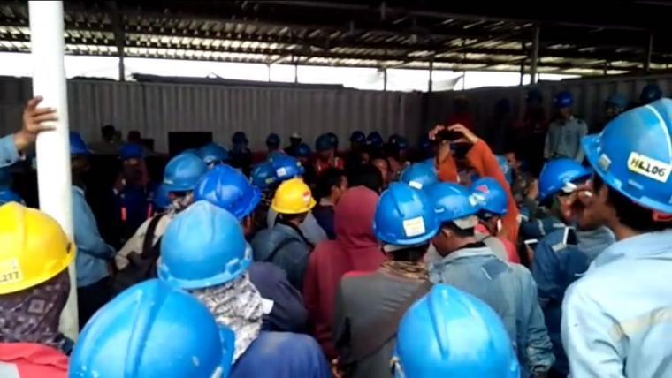Gaduh, TKA Diduga Pukul Pekerja Lokal di Proyek PLTU Jawa VII di Serang