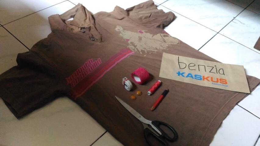  &#91;COC DIY&#93; Kantong Serbaguna dari T-Shirt Bekas