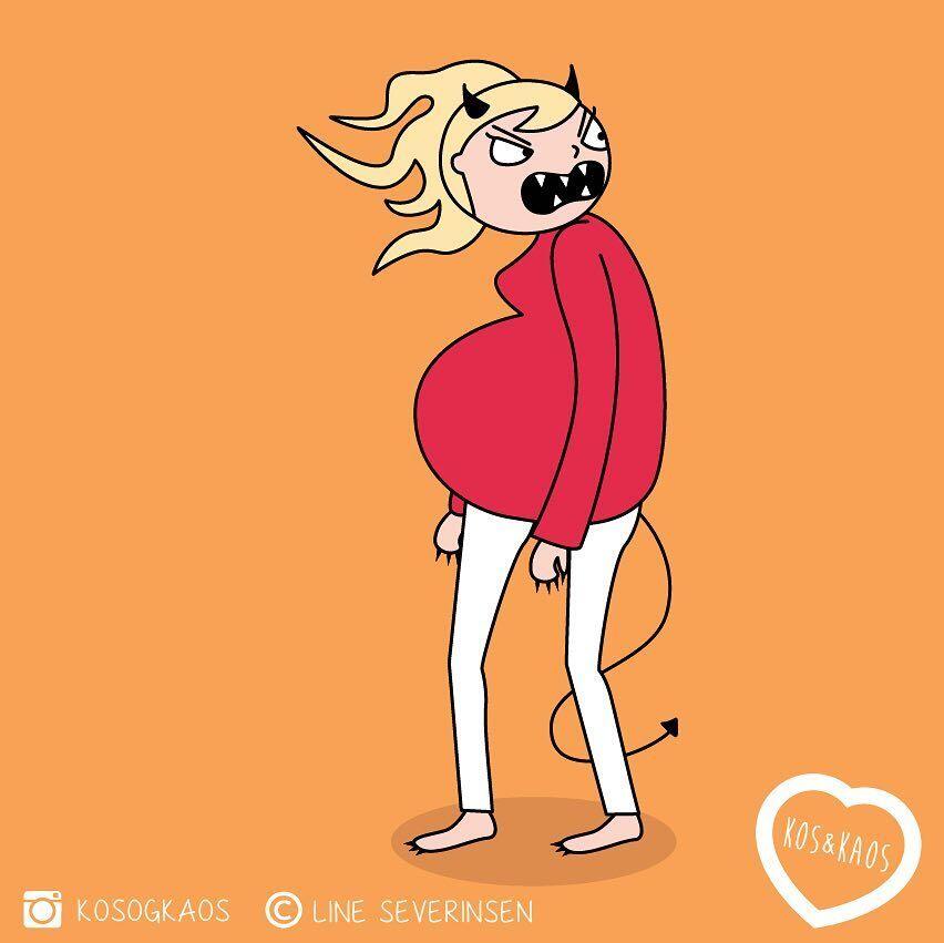 14 Ilustrasi Kocak yang Gambarkan Suka Duka Masa Kehamilan
