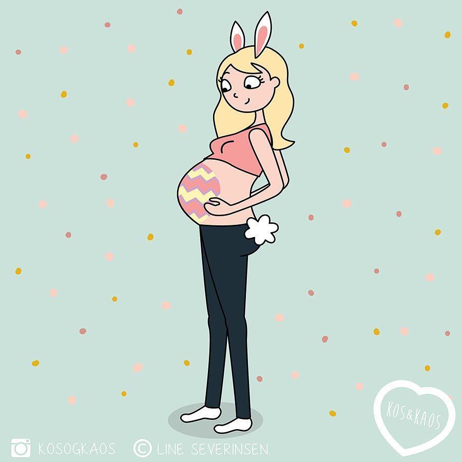 14 Ilustrasi Kocak yang Gambarkan Suka Duka Masa Kehamilan