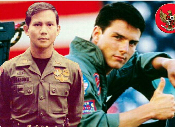 Tawa Prabowo Saat Dibandingkan dengan Tom Cruise