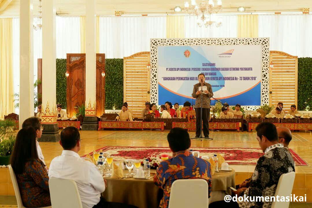 Gubernur DIY: Pemda DIY Siap Jadi Mitra Strategis PT KAI (Persero)