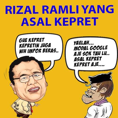 KRITIK TANPA NALAR RIZAL RAMLI