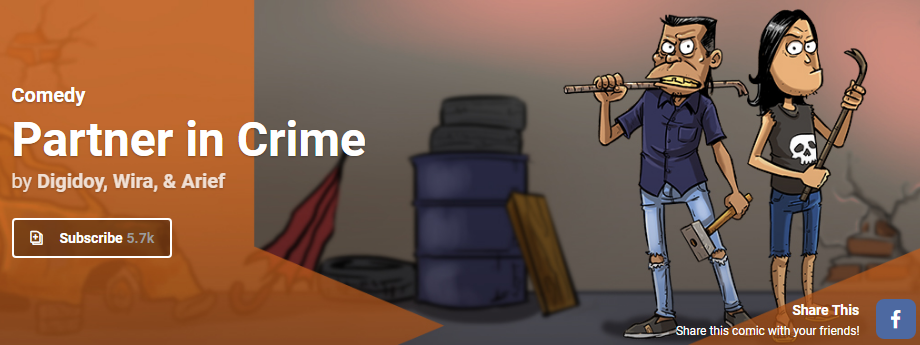 #ASLINYALO REVIEW KOMIK Partner in Crime By benzia