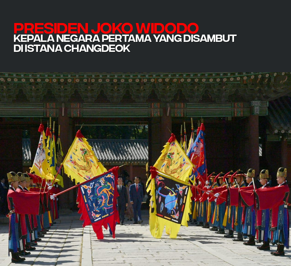 Jokowi Jadi Presiden Pertama yang Disambut di Istana Changdeok