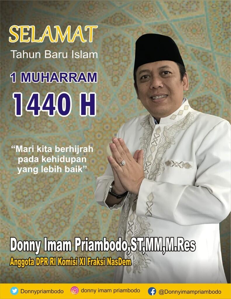 Donny Imam Priambodo Ajak Masyarakat doa bersama #tahunbaruislam #TahunBaruHijriyah