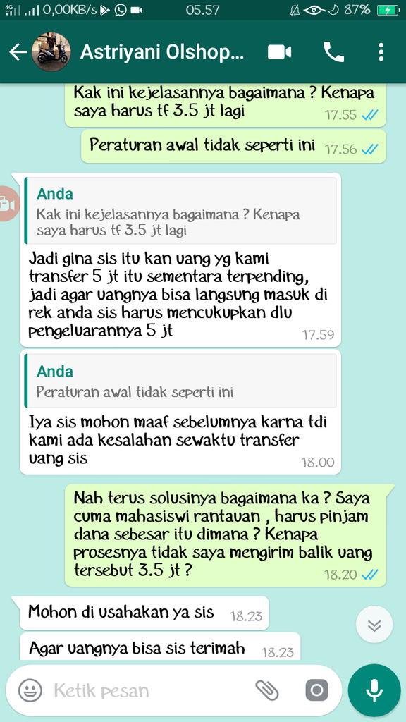 Penipuan di IG @toko_ridwan58 , @toko_ridwanfirmansyah88, dan masih banyak akun palsu