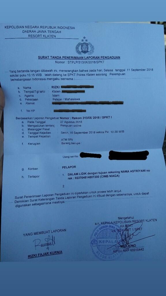 Penipuan di IG @toko_ridwan58 , @toko_ridwanfirmansyah88, dan masih banyak akun palsu