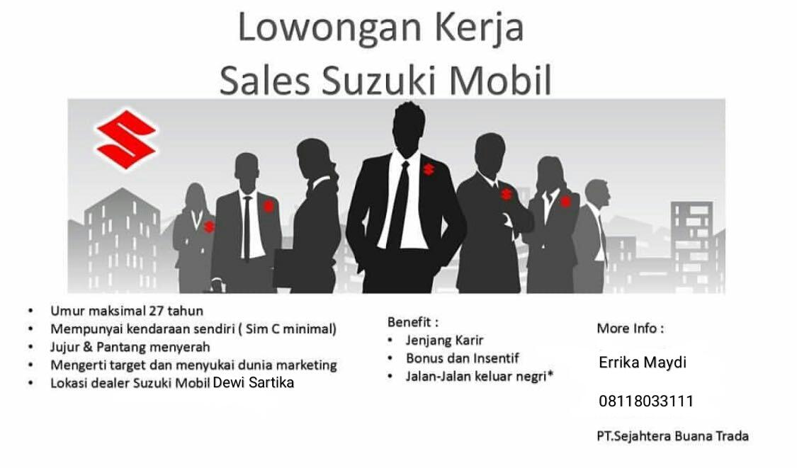 LOWONGAN SALES MOBIL SUZUKI