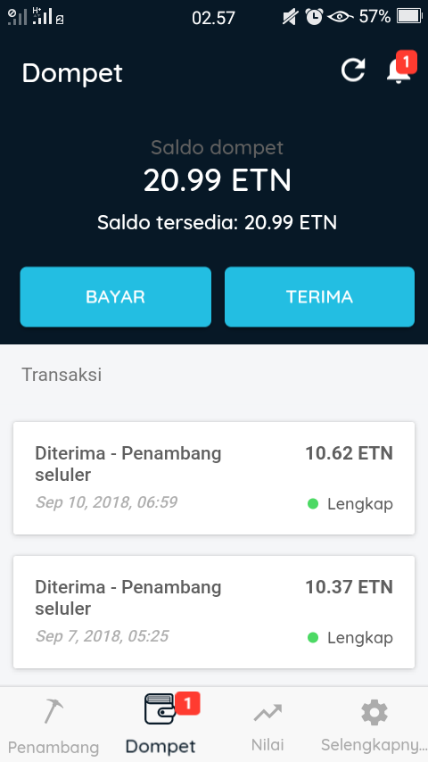 Mining ETN Coin (Electroneum) Gratis Pake Android