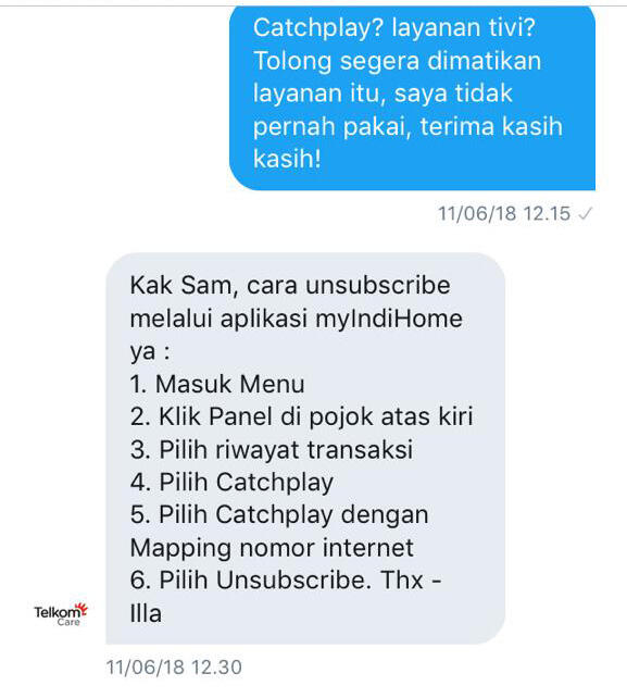 &quot;TERAMPOK&quot; Telkom (indihome) karena tagihan INTERNET CONTENT 