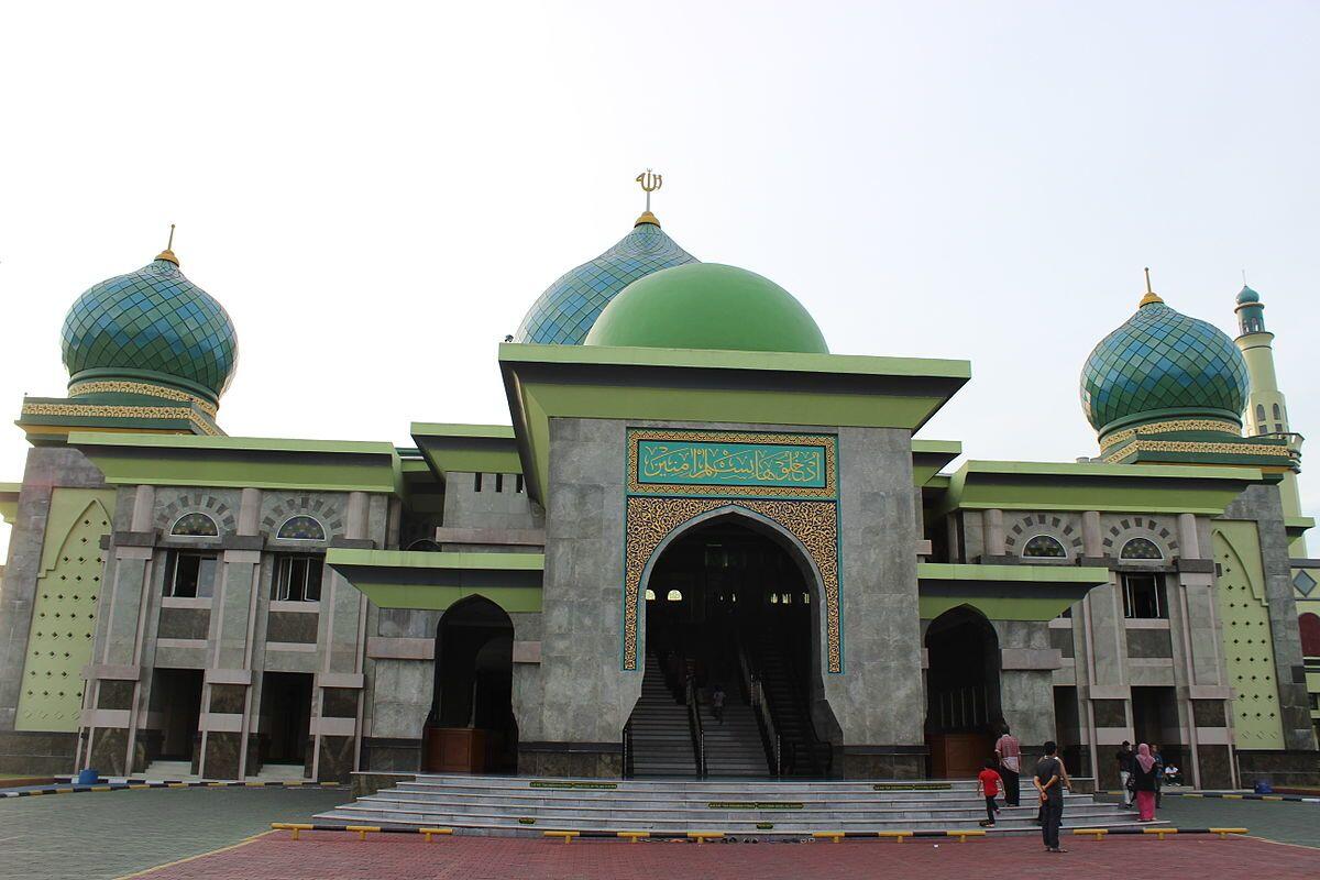9 Potret Kemegahan Masjid Agung An Nur, Taj Mahalnya Provinsi Riau