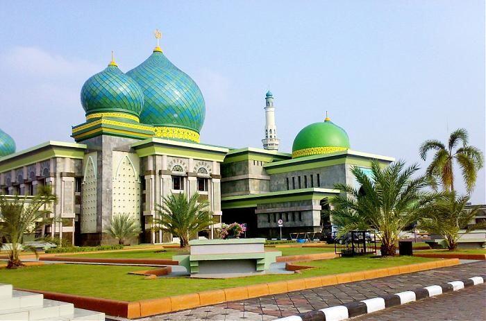 9 Potret Kemegahan Masjid Agung An Nur, Taj Mahalnya Provinsi Riau