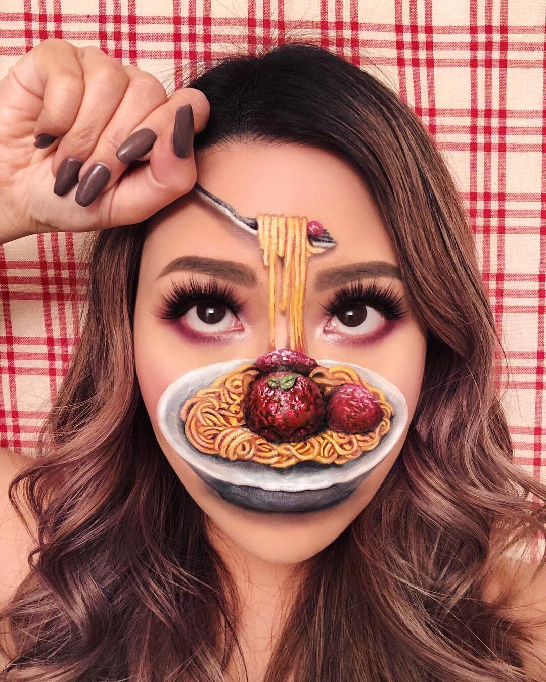 22 Potret Kreativitas Mimi Choi, MUA yang Jago Bikin Ilusi Optik
