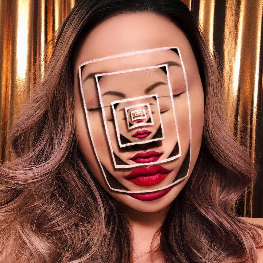 22 Potret Kreativitas Mimi Choi, MUA yang Jago Bikin Ilusi Optik