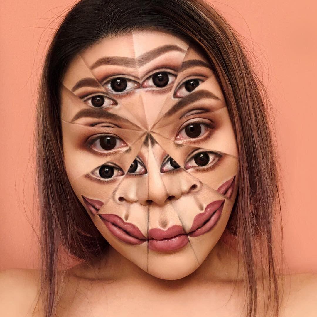 22 Potret Kreativitas Mimi Choi, MUA yang Jago Bikin Ilusi Optik