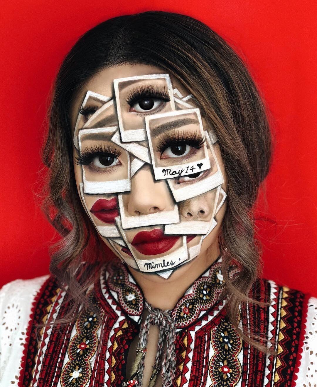 22 Potret Kreativitas Mimi Choi, MUA yang Jago Bikin Ilusi Optik
