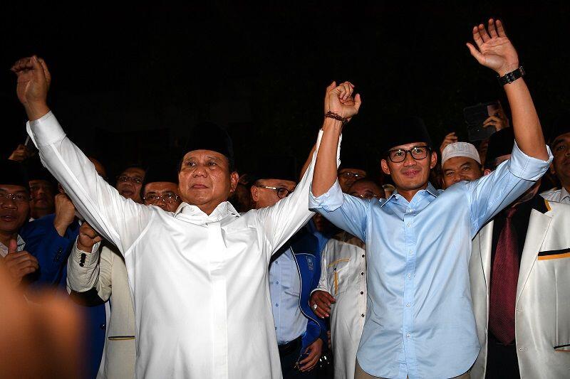 Prabowo-Sandiaga Daftarkan Tim Pemenangan ke KPU 20 September