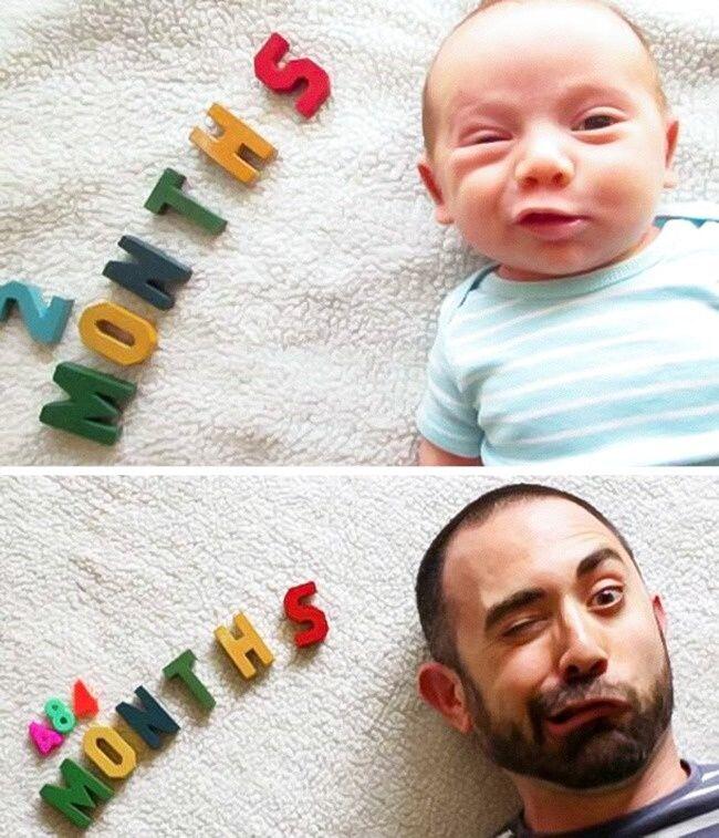 10 Gambar Lucu dan Kreatif Hasil Buat Ulang Foto Masa Kecil