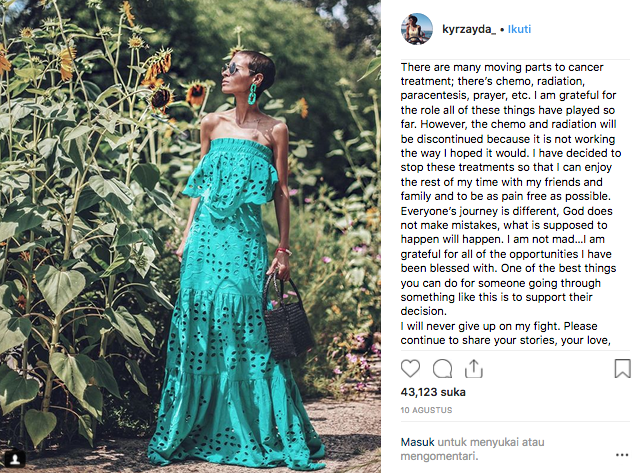 Cerita Perjuangan Fashion Blogger Melawan Kanker