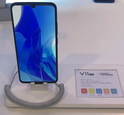 Wow, Vivo V11 Pro Pertama Di Dunia Gunakan Teknologi Screen Touch ID 