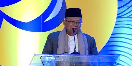 (Cerdas) 5 Poin pidato Ma'ruf Amin, bahas isu khilafah dan konglomerat