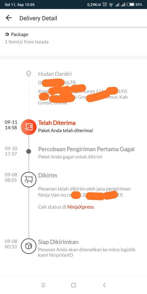 Ninja express pencuri