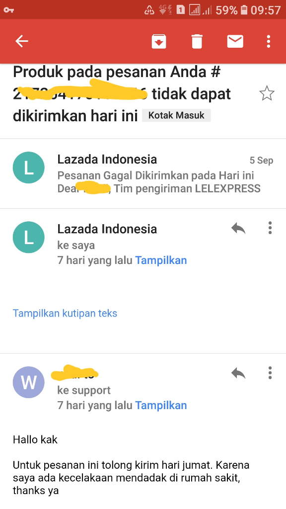 Jasa Pengiriman Barang Lazada Lebih Bego Dari Barang Pihak Ketiga