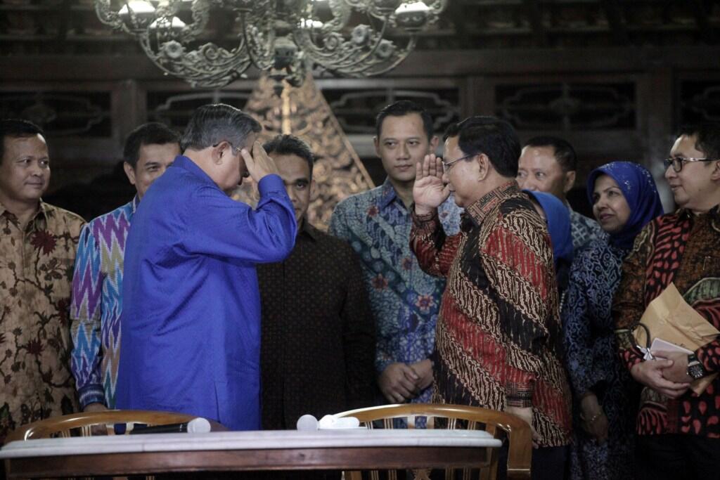 Prabowo Mendatangi SBY Bahas Soliditas Demokrat