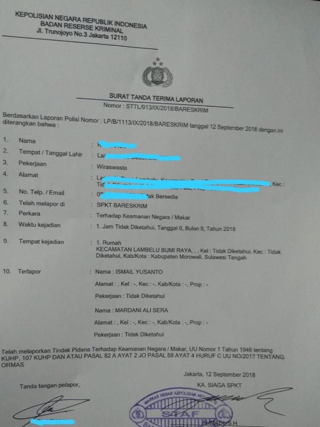 Eks Jubir HTI dan Mardani Dipolisikan karena Video 'Ganti Sistem'
