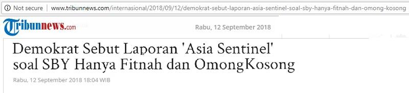 Media Asing Beber 'Konspirasi Kejahatan Besar' Era SBY ... Cuci Uang US$12.